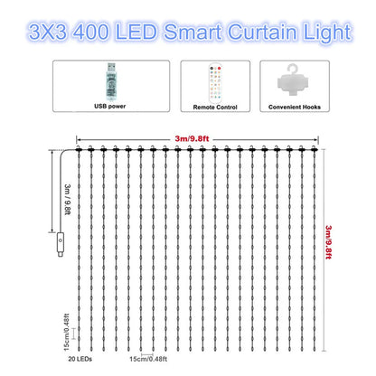 Kolorowe Światła LED Bluetooth™